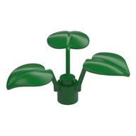 Plant, 1 x 1 x 2/3 - 3 Large Leaves (Green)