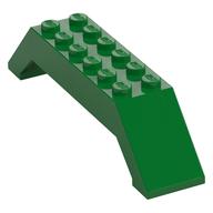 Brick Sloped 45° 10 x 2 x 2 Double (Green)