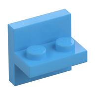 Bracket 2 x 2 with 1 x 2 Vertical Studs (Medium Blue)