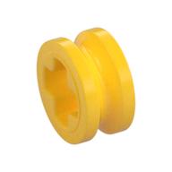 Technic Bush 1/2 Smooth with Axle Hole Semi-Reduced (Yellow)