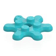 Plate Special 2 x 2 Splat Gear, 6 Teeth (Medium Azure)