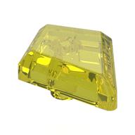 Tile Special 1 x 2 Diamond Plain (Trans-Yellow)