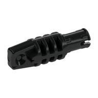 Hinge Cylinder 1 x 3 Locking with 1 Finger and Technic Friction Pin with Squared Hole (Black)