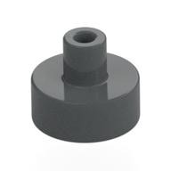 Tile Special Round 1 x 1 with Hollow Bar (Dark Bluish Gray)
