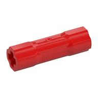 Technic Driving Ring Connector Smooth [2 rounded and 2 flat side walls] (Red)