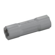 Technic Driving Ring Connector Smooth [2 rounded and 2 flat side walls] (Light Bluish Gray)