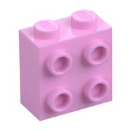 Brick Special 1 x 2 x 1 2/3 with 4 Studs on 1 Side (Bright Pink)