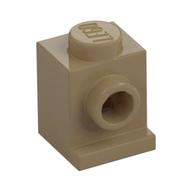 Brick Special 1 x 1 with Headlight (Dark Tan)