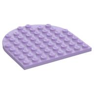 Plate 8 x 8 with Rounded End (Lavender)