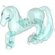 Animal, Horse with Long Water Tail (Trans-Light Blue)