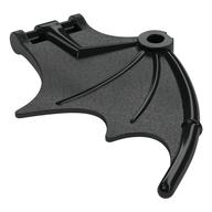 Creature Body Part, Dragon / Thestral Wing with Bar Connection [Plain] (Black)