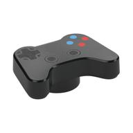 Game Controller with Silver D-Pad and Joysticks, and Red and Blue Buttons Print (Black)