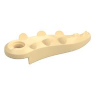 Animal Body Part, Alligator / Crocodile Tail with Hole (Tan)