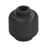 Minifig Head [Plain] [Hollow Stud] (Pearl Titanium)