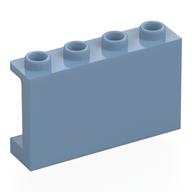 Panel 1 x 4 x 2 with Side Supports - Hollow Studs (Sand Blue)