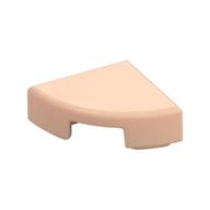 Tile Round 1 x 1 Quarter (Light Nougat)