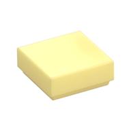 Tile 1 x 1 with Groove (Bright Light Yellow)