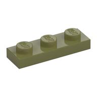 Plate 1 x 3 (Olive Green)