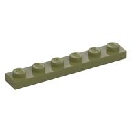 Plate 1 x 6 (Olive Green)
