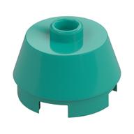 Brick Round 2 x 2 Truncated Cone (Dark Turquoise)