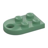 Plate Special 3 x 2 with Rounded End, Hole (Sand Green)