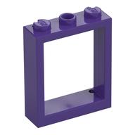 Window Frame 1 x 3 x 3 (Dark Purple)
