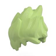 Hair Tousled and Spiked Up Very High (Yellowish Green)