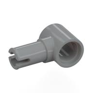 Technic Pin Connector Hub with 1 Pin with Friction Ridges Lengthwise [Centered Friction Ridge] (Light Bluish Gray)