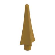 Weapon Spear Tip with Fins (Pearl Gold)