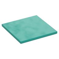 Tile 6 x 6 with Bottom Tubes (Dark Turquoise)