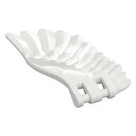 Creature Body Part, Wing 4 x 7 Right with Feathers and Handles for Clips (White)