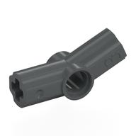 Technic Axle and Pin Connector Angled #3 - 157.5° (Dark Bluish Gray)