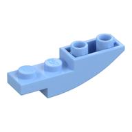 Brick Curved Inverted 4 x 1 (Bright Light Blue)
