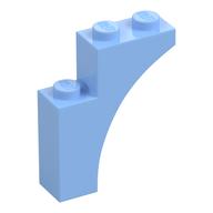 Brick Arch 1 x 3 x 3 [Gothic] (Bright Light Blue)