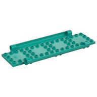 Plate Special Book Cover Back 6 x 16 with Pin Holes (Dark Turquoise)