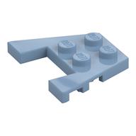 Wedge Plate 3 x 4 with Stud Notches [Reinforced Underside] (Sand Blue)