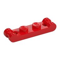 Plate Special 1 x 2 with Handles on Ends (Red)