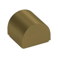 Brick Curved 1 x 1 x 2/3 Double Curved Top, No Studs (Metallic Gold)