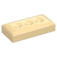 Duplo Tile 2 x 4 with Cushion Pattern (Tan)