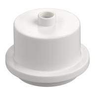 Duplo Food 2 x 2 Round Cake with Stud on Top [Plain] (White)