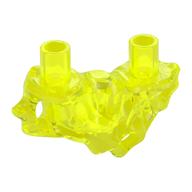 Minifig Neckwear, Two Headed Ghost Extension (Trans-Neon Green)