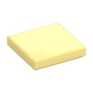 Tile 2 x 2 with Groove (Bright Light Yellow)