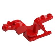 Fairing, Motorcycle Frame, Vintage no Front Mudguard (Red)