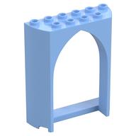 Panel 2 x 6 x 6 with Gothic Arch (Bright Light Blue)