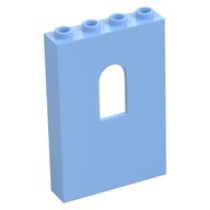 Panel 1 x 4 x 5 with Arched Window (Bright Light Blue)