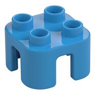 Duplo Chair with no Back / Stool (Dark Azure)
