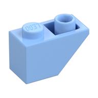 Brick Sloped Inverted 45° 2 x 1 (Bright Light Blue)
