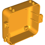 Pod, Square 3 x 8 x 6 2/3 [Female] (Bright Light Orange)