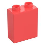Duplo Brick 1 x 2 x 2 with Bottom Tube (Coral)