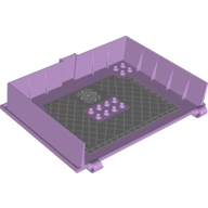 Plate Special Book 11 x 16 with Silver Squared Floor Print (Lavender)